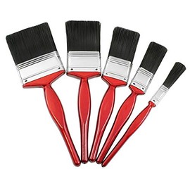 G4GADGET Paint Brush Set 5 Pack – 0.5", 1", 1.5", 2", 2.5" – Paint Brushes for Walls, Ceilings, Wood, Decorating & Cutting In – No Bristle Loss – Gloss, Emulsion & Satin – Home DIY Painting Tools