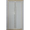 Littversions 48 Circuits 2 Pack Circuit Breaker Panel Directory Labels/Decals/Stickers,