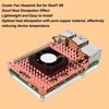Heatsink Fan Kit for RasPi 5B 5V Single Cooling Fan