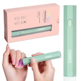 AILLSA AILLSA Small UV Light for Nails, Handheld UV Nail Lamp Mini UV Light for Nails Cordless Nail Gel Lamp Fast Drying Portable Single Finger Gel Light for Gel Nails (Green)