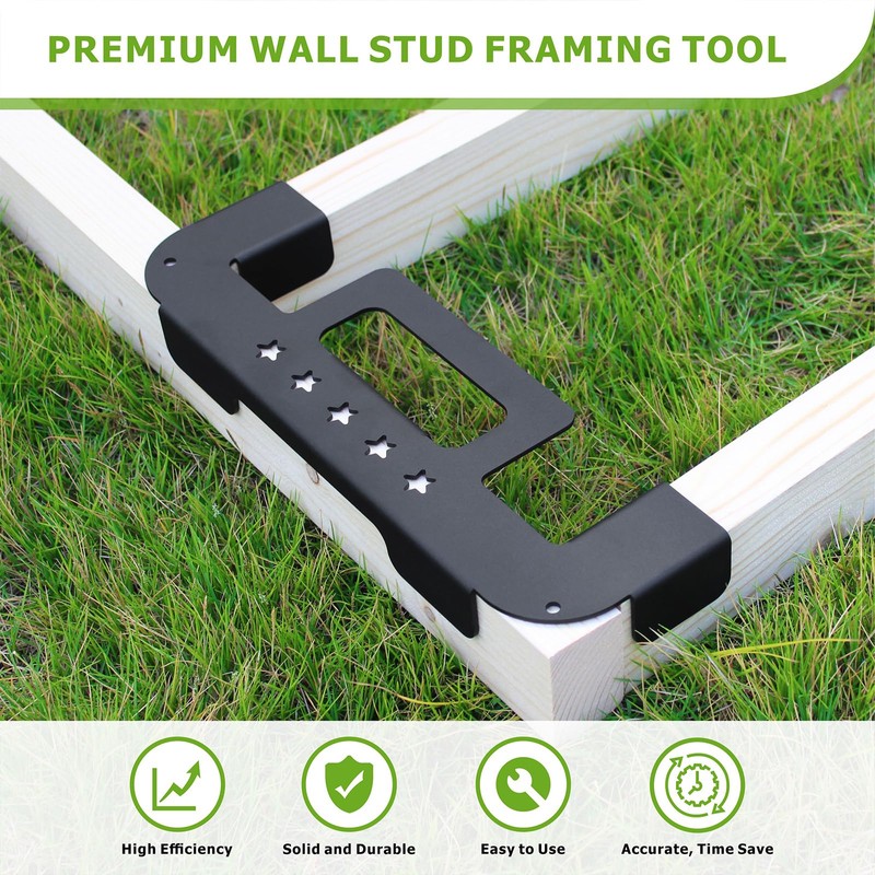 Wdwlbsm 1PCS Stud Layout Tool Framing Tools 12 Inch Framing