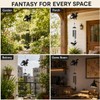 41" Large Dragon Wind Chime with Moving Spring Wings, Windchime