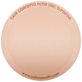 CAFE CONCETTO Filter for use in AeroPress Coffee Makers (Superfine) - Brew Tips Included