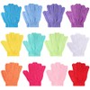 Btyms Pcs Shower Exfoliating Gloves Hand Glove Body Scrubber Loofah