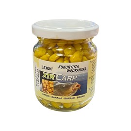 Exar Jaxon XTR Carp Strongly Flavoured Corn in 12 Flavours in a Jug 125 g Carp Fishing Groundbait (Banana FX-CB12)