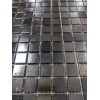 District II Iridescent Black Opaque Glass Mosaic Wall Tile