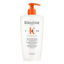 Bain Satin Riche Nutritive 500ml Shampoo Pelo Seco Kérastase