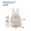 Barsine Girls Fashion Mini Backpack Purse Small Cute Plaid Leather