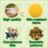 YOUBEMAGIC Squeaky Dog Toy No Stuffing with 2 Squeaker Body,