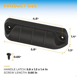 Cooler Handle Latch Replacement for Coleman 54 Qt Steel Belted Cooler, Cooler Repair Parts Replace for Coleman Part # 5010005236