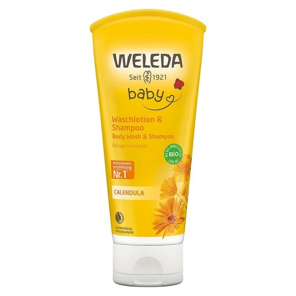 Weleda Calendula Wash Lotion Shampoo, 200ml