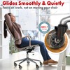 SEDDOX Office Chair Wheels Replacement Set of 5 - Desk