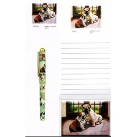 English Bulldog Stationery Gift Set