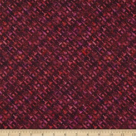 QT Fabrics A Little Wine Mini Bottles and Glasses Magenta, Fabric by The Yard