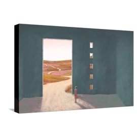 ART.COM Stretched Canvas Print Conceptual art, surreal artwork by Kampanart Sangsorn, 24" x 16"
