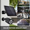 2pcs Solar Motion Sensor Lights 11 LED Simulation Security Bionic