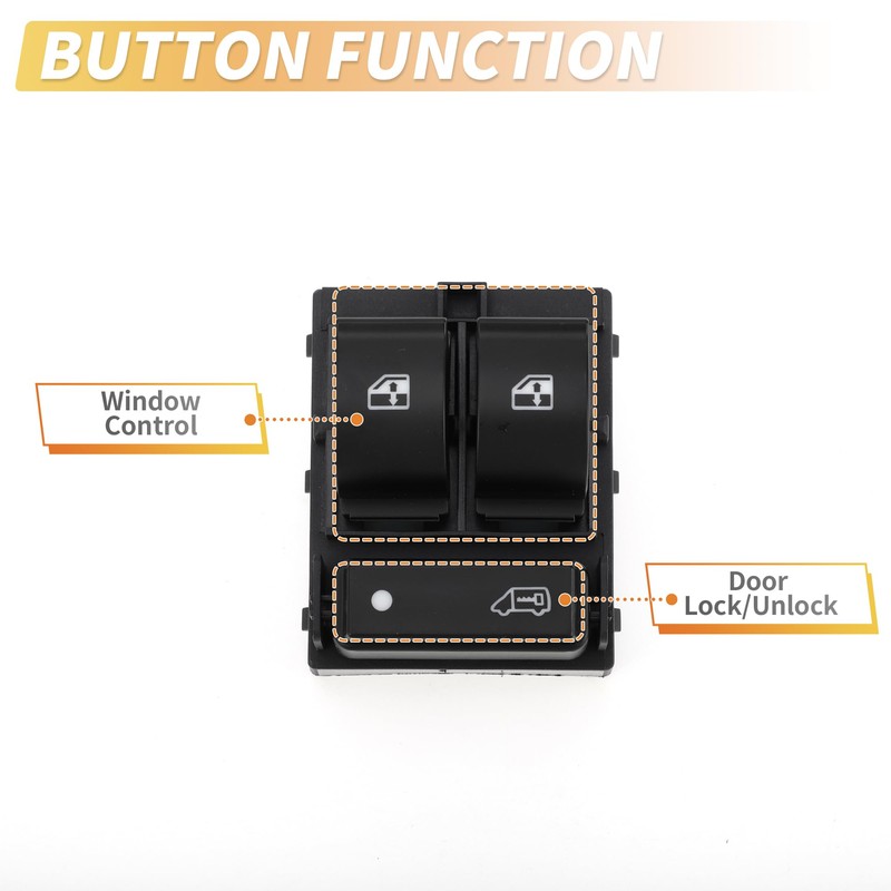 A ABSOPRO Front Left Driver Side Window Regulator Electric Switch