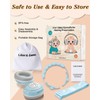 Lilian&Gema 2 in 1 Baby Ear Defenders, Adjustable Toddler Ear