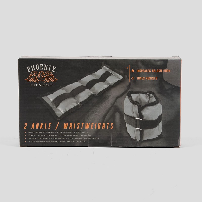 Phoenix Fitness Wrist Weights - Adjustable Strap Exercise Ankle Weights