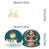 6 Pack 5D DIY Diamond Painting Xmas Snow Globe Greeting