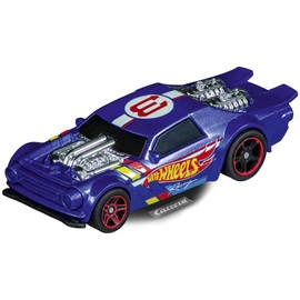 Carrera - 20064214 - Carrera GO!!! I Hot Wheels Night Shifter Blue I Slot Car in 1:43 Scale I Eye-catching & Innovative Design I The Perfect Gift for Children I Ready to Race I Car Racing Track Action