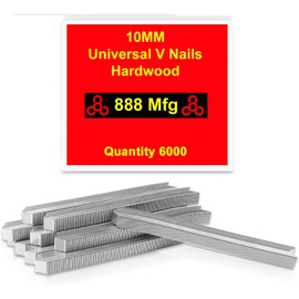 10mm 3/8” Hard Wood Universal Pistorius Type V-Nails for use in Pistorius, Euro, Gielle, Morso, Cassese, Delta, Taurus, Inmes and Framers Corner Joining Machines. 6000 Nails to a pack