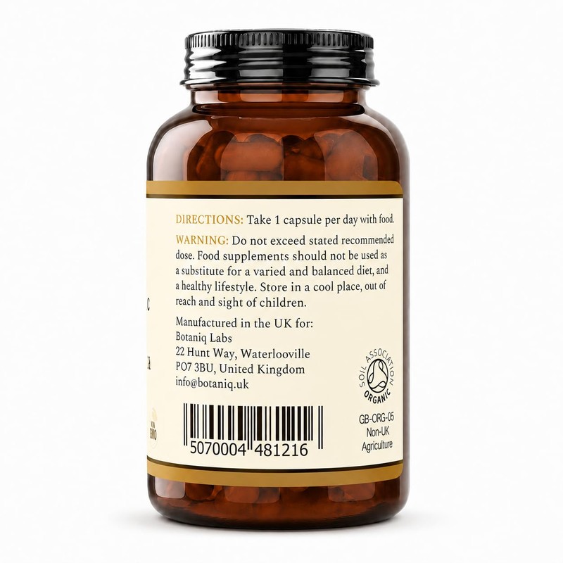 BOTANIQ Labs Ashwagandha KSM-66® 500mg, 60 Vegan Capsules