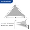 Shadewiz Triangle Reinforced 10' x 10' x 14.1' Custom Size