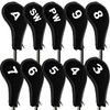Golf Club Iron Head Covers Neoprene Long Cover with Zipper