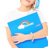 I Hate Everyone Happy Rainbow Sticker Decal Notebook Car Laptop