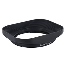 Haoge LH-ZV03 Bayonet Rectangular Square Lens Hood for Carl Zeiss Distagon T 2.8/21 21mm f2.8 ZM, C Biogon T 21mm f4.5 ZM, 2.8/25 25mm f2.8 ZM, 2.8/28 28mm f2.8 ZM, C Sonnar T 1.5/50 50mm f1.5 ZM Lens