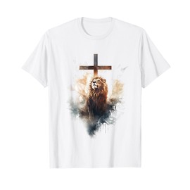 Yeshua Lion of Judah Christian Faith Jesus God Revelation T-Shirt
