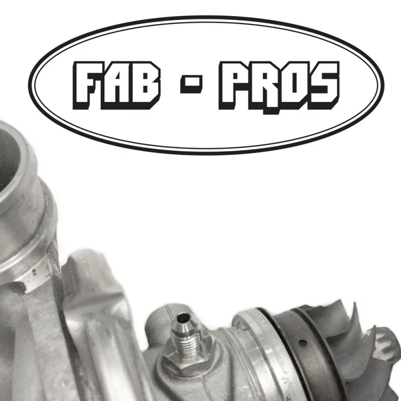 Fab Pros Oil Inlet Fitting Adapter for Turbo or Engine
