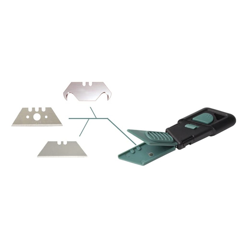 Nova Lock N Cut Self-Retracting Safety Box Cutter with 2