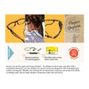 Peeper Keepers Eyeglass Retainer, Sunglass Chain Glass Beads, Brown Marble,