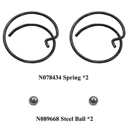 2 Pack N078434 N089668 Spring and Steel Ball, Fit for DCF805 DCF825 DCF885 DCF886, Impact Driver Spring Kit