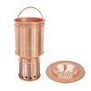 Slim Copper Basket Sano Kiko Sink Copper Basket Set for