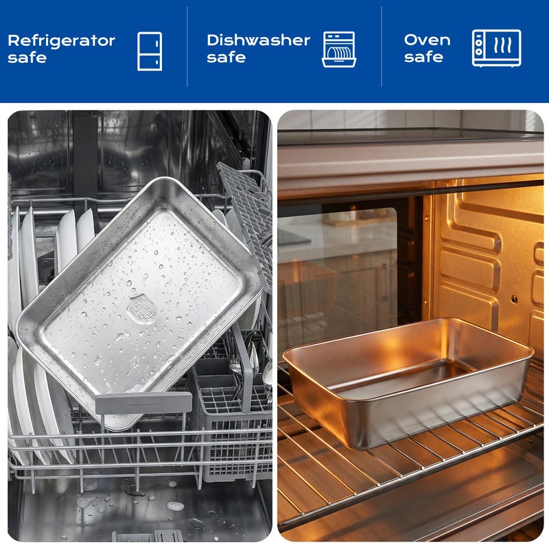 PUREZON Loaf Pan, 6 PCS, 8.6 x 5.6 Inch
