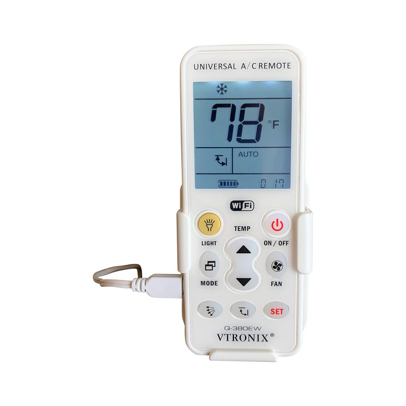VTRONIX Q-380EW Universal Mini Split WiFi Compatible Remote with F