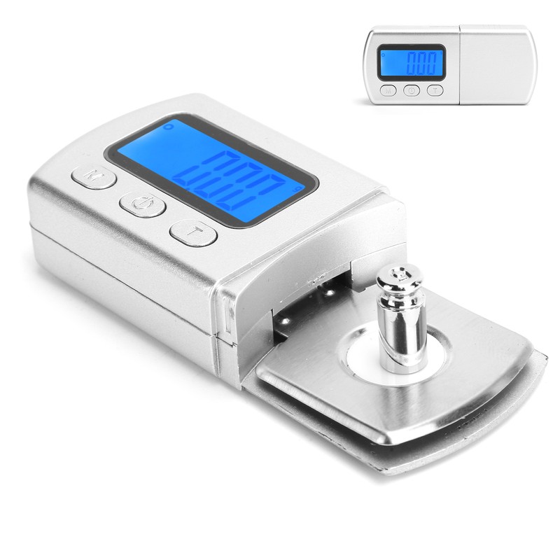 ABS Compact Digital Turntable Stylus Force Meter Scale Gauge with