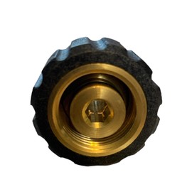 Sellerocity Heavy Duty Brass 3/8 Quick Connect QC Socket with Female Twist Seal 22mm Threads 15mm Stem