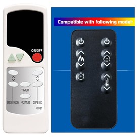 XINJISHIMIN Replacement Remote Control for Hearthstone Festival Festivo Electric Fireplace F18-17LT F23-17LT F18-17LT1 F23-17LT1
