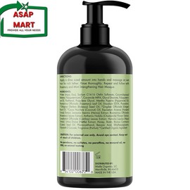 Mielle Organics Rosemary Mint Strengthening Shampoo Infused with Biotin, Cleanse