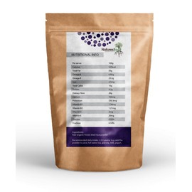 Natures Root Organic Acai Berry Powder 500g - RAW | Non GMO