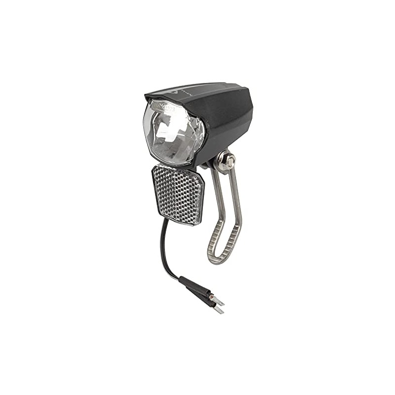 M-Wave Unisex Adult Apollon E30 E-Bike Front Light, Black, One