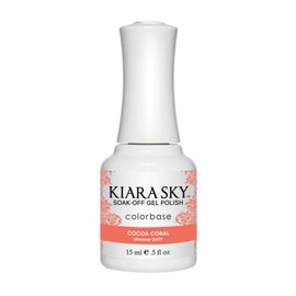 Kiara Sky Gel Polish, Cocoa Coral, 15 Gram