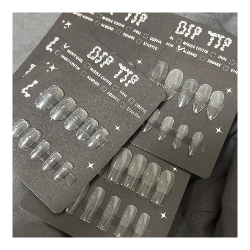 []Sample Tip - Almond / []샘플 팁 - 아몬드