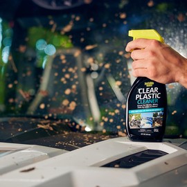 Invisible Glass 92084 Clear Plastic Cleaner for Cars, Motorcycles, RVs, Boats, Helmet Visors, Golf Carts, Acrylic and Vinyl Windows, Streak-Free, Haze-Free, Removes Static, 22 Fl Oz, Pack of 1