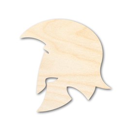 Unfinished Wood Trojan Mascot Shape | DIY Craft Cutout | up to 46" DIY 36" / 1/2"