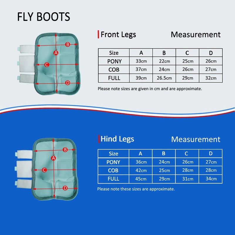 LEAFOREST Horse Fly Boots - Fly Boots Perfect for Horse